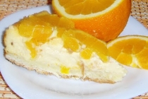 Cheese cake cu portocale