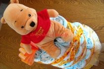 "TORT"  WINNIE THE POOH DIN PAMPERS ...by Adriana Lucia Mara