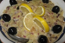 Salata de macrou afumat (batog)