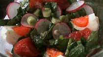 Salata de spanac cu leurda 
