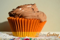 Muffins cu banane si crema de frisca cu nutella