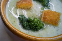 Supa de broccoli cu orez si cimbru