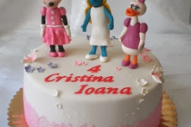 TORT CU MINNIE,DAISY SI STRUMFITA