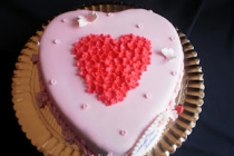 TORT ,,PINK HEART  