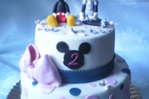 TORT CU MICKEY SI MINNIE PENTRU TEODORA