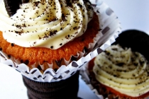 Oreo Cupcakes cu Cream Cheese Frosting