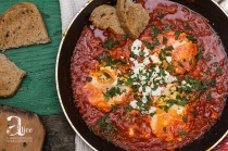 Shakshuka (oua in sos de rosii)