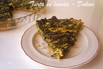 Tarta cu leurda - Dukan