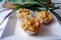 Muffins cu surimi si masline