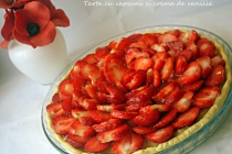 Tarta cu crema de vanilie si capsuni II