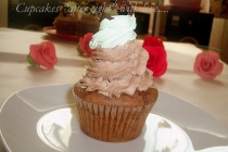 Cupcakes &quot;After eight&quot; ...with love (provocarea lunii februarie)