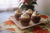 Brownie cupcakes