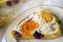 Clafoutis cu fructe de sezon