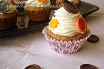 Cupcakes cu nasturasi de ciocolata