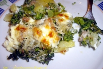 Broccoli, cartofi si cirnat... gratinati