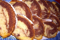 Chec cu susan/Plum cake al sesamo