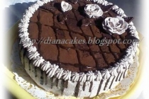 Tort cu crema ganache