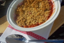 Crumble Cu Rubarba