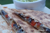 Quesadilla Cu Sunca Si Ciuperci