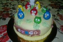 Agry birds cakes