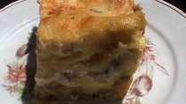 Lasagna cu carne de vita