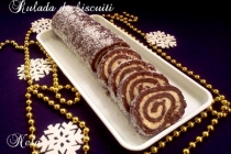 Rulada de biscuiti