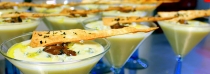 Cream soups - Cauliflower, blue cheese and black truffle soup