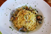 Spaghetti con vongole veraci