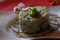 Risotto cu leurda si zucchini