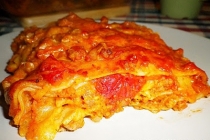 Lasagna cu carne tocata