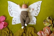 Adele Enersen si fotografiile artistice ale bebelusului adormit