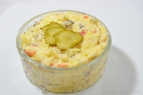 Salata de legume si ciuperci cu maioneza