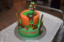 Tort de botez si candy bar cu tema &quot;Robin Hood&quot;