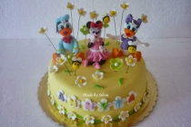 Tort cu Minnie, Daisy si Donald