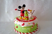 Tort cu Mickey Mouse iarna