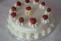 Tort cu capsuni (Strawberry cake)