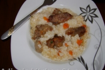 Risotto cu carne de porc