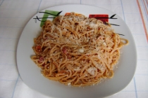 Spaghete cu carne