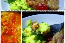 Cod cu legume si couscous aromat de inspiratie marocana