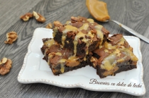 BROWNIES CU DULCE DE LECHE