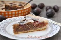 TARTA CU FRANGIPANE SI PRUNE