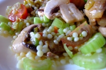 SALATA CALDA DE RATA /COUSCOUS SI LEGUME