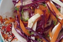 salata de varza rosie si fenicul(coleslaw&fennel salad)