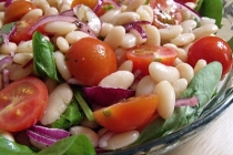 salata de fasole alba (white beans salad)