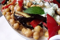 SALATA DE NAUT SI VINETE(CHICKPEA&AUBERGINE SALAD)