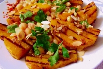 SALATA DE DOVLEAC CU NAUT(PUMPKIN&CHICKPEA SALAD)-GUEST POST