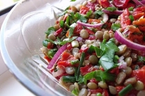 salata de linte si ardei copti (lentil & roasted peppers  salad)