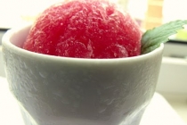 SORBET DE PEPENE VERDE CU CARDAMOM(watermelon sorbet with cardamom)