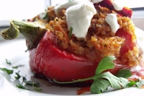 ardei umpluti cu bulghur (stuffed peppers with bulghur)