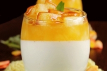 Panna cotta cu ananas